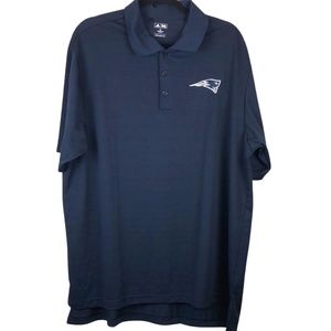 Patriots Adidas Golf Polo Shirt Men’s XL Navy, Embroidered New England Patriots